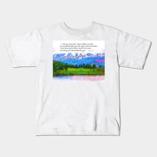 The Power Of Faith Kids T-Shirt